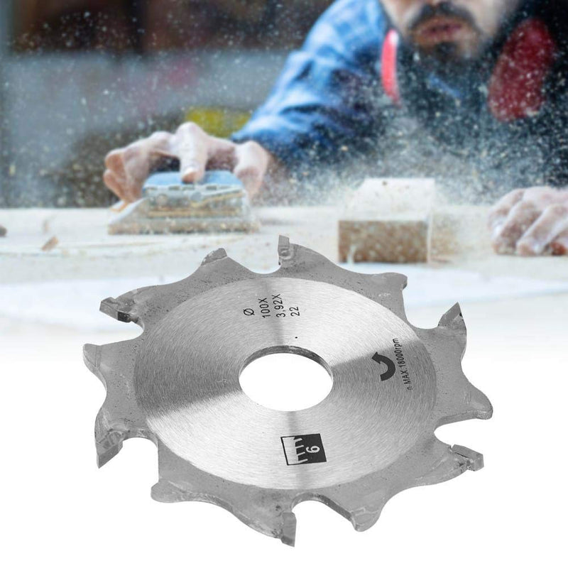 [Australia - AusPower] - Biscuit Jointer Blade, 100mm Carbide Biscuit Jointer Blade Cutter Replacement for Woodworking 