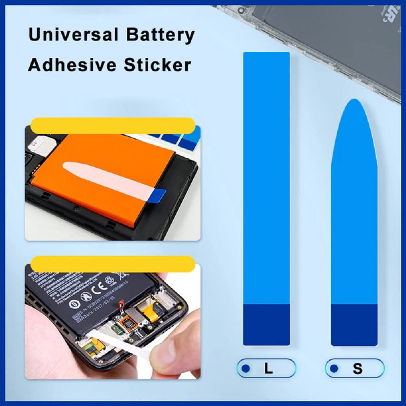 [Australia - AusPower] - Double Sided Adhesive Tape, Anti-Static Glue Strips for Cellphone Battery Repair, 10Pack (L - Oblong) L - Oblong 