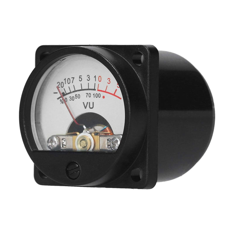 [Australia - AusPower] - Panel VU Meter,VU Meter 2 Pcs Panel VU Meters Warm Back Light Analog DB Sound Level Indicator Recording & Audio Level Amp with Driver Board 
