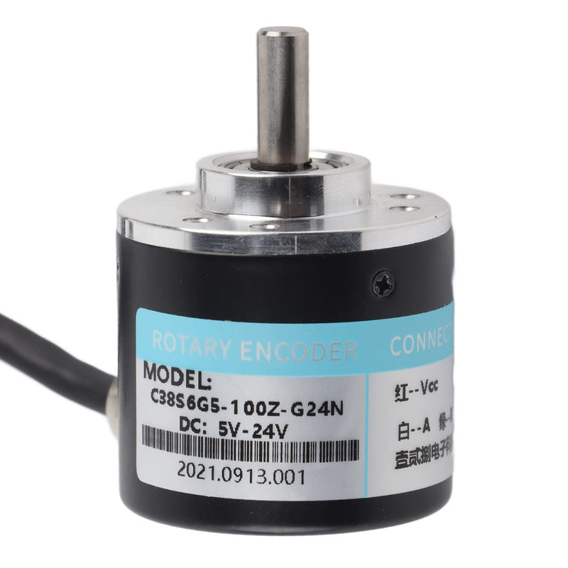 ABZ Three-Phase Encoder, Photoelectric Encoder, DC 5-24 V, 3000-6000 rpm, Full Wave Encoder for Car Engineering (100 Hz), Encoders