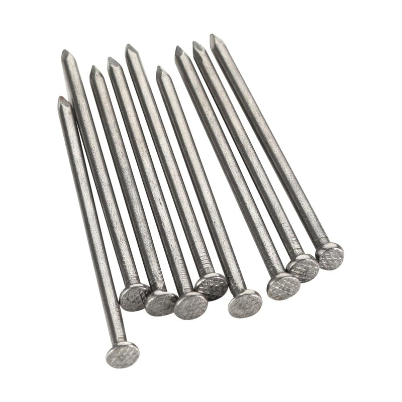 [Australia - AusPower] - 4.0 x 100mm (4" Length) Flat Nails for Picture Wall Hanging, Wood Nails, Common Nails Hanging Nails, 50 PCS 4.0 x 100mm 
