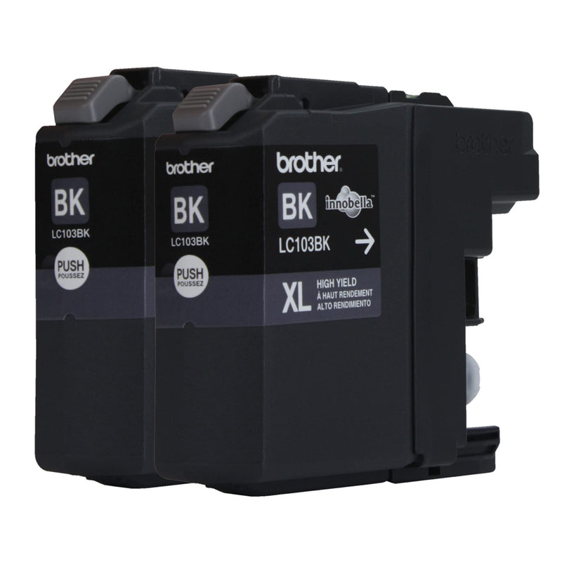 [Australia - AusPower] - Brother LC1032PKS Printer High Yield Cartridge Ink Black (2-Pack) Cartridges 