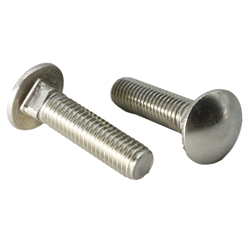 [Australia - AusPower] - 1/4"-20 X 1-1/4" (25pc) Stainless Carriage Bolt, 18-8 Stainless Steel Full Thread Coverage,Carriage Bolt,by SANTIE 1/4"-20 X 1-1/4" (25pc) 