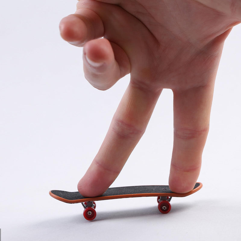 SUPVOX 10Pcs Fingerboard Grip Tape Foam Pads Adhesive Non Slip Finger Skateboard Tape for Mini Skateboard Tricks and Practice 3.85X1.29In