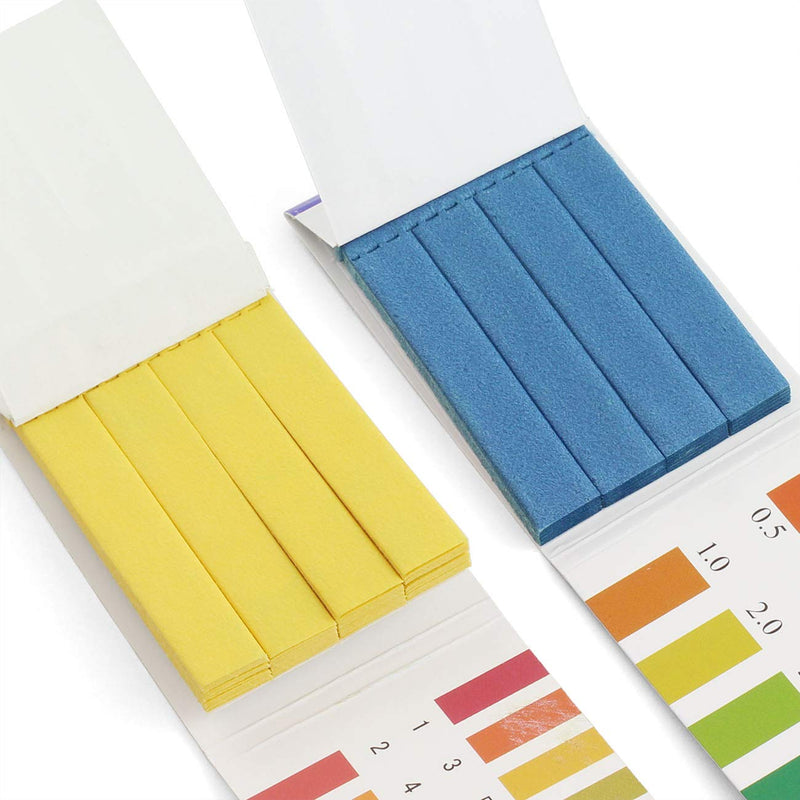 [Australia - AusPower] - 2-Pack Ph 1-14 & PH0.5-5.0 PH Test Strips Extensive Precision Test Paper Color Chart Water Soil Testing Kit Ph 1-14 & Ph 0.5-5.0 