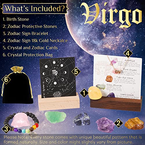 Hihealer Witchy Zodiac Gifts for Women, Spitual Birthday Gifts for Women Virgo