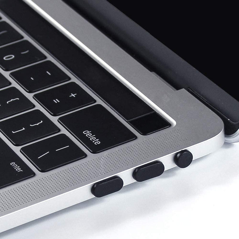 [Australia - AusPower] - 10PCS Dust Cover Port Plugs for MacBook Air 13" M2 M1 /MacBook Air 15.3" /MacBook Pro 13" M2 M1 /MacBook Pro 14" 16" M3 M2 M1, Dust Plug for USB C Thunderbolt,3.5mm Headphone & 2PCS Webcam Cover Slide 