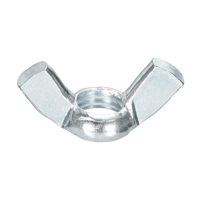 [Australia - AusPower] - uxcell 1/2"-13 Wing Nut 15 Pcs, Carbon Steel Butterfly Wing Nuts Fasteners Parts Hand Twist Tighten Wing Nuts for Machinery Electronic Equipment DIY, White 
