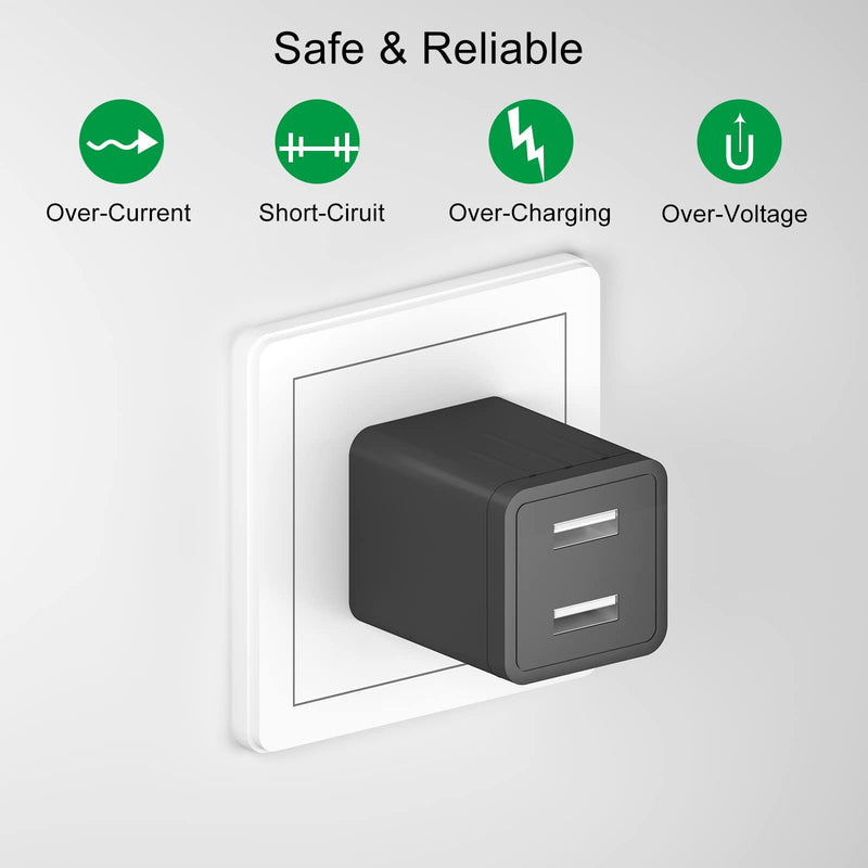 [Australia - AusPower] - 6Ft Fast Charger Fit for Fire Tablet,Compatible with All Fire HD Tablets(Fire HD 7 8 10&Kids Edition,Fire Max 11,Fire Plus& Kids Pro,Kindle Fire&All Kindle E-Reader),with 6Ft USB-C Micro USB Cable 