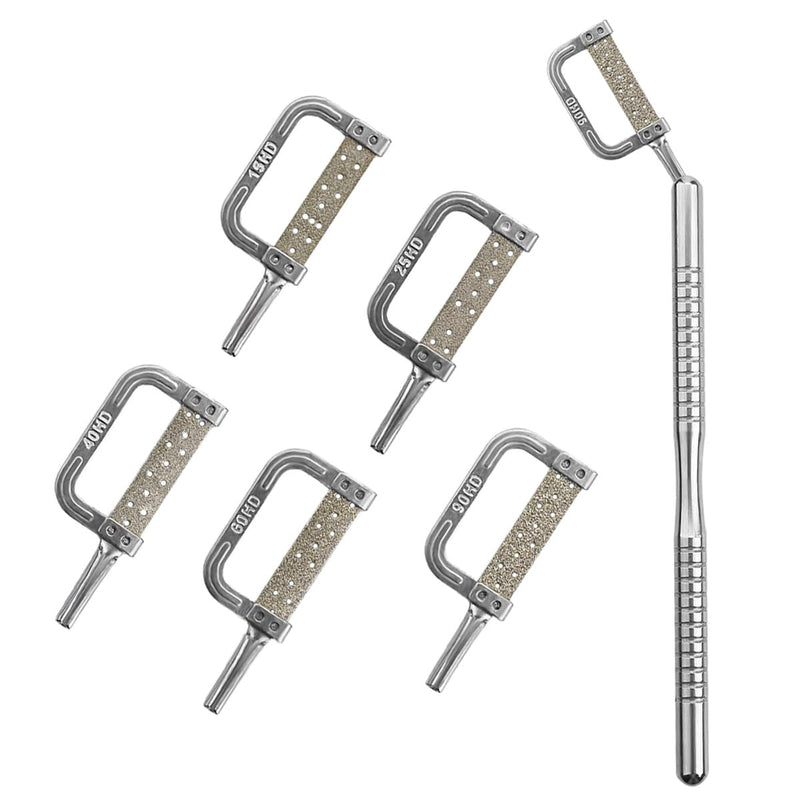 [Australia - AusPower] - Dental IPR Strips Interproximal Enamel Reduction Handle IPR Kit 15-90 HD (IPR Plus Strip System Kit) 