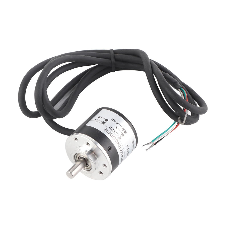 [Australia - AusPower] - Incremental Rotary Encoder, 600P R Magnetoelectric Incremental Quadrature Encoder 5V to 24V AB 2 Phases Shaft 6mm 