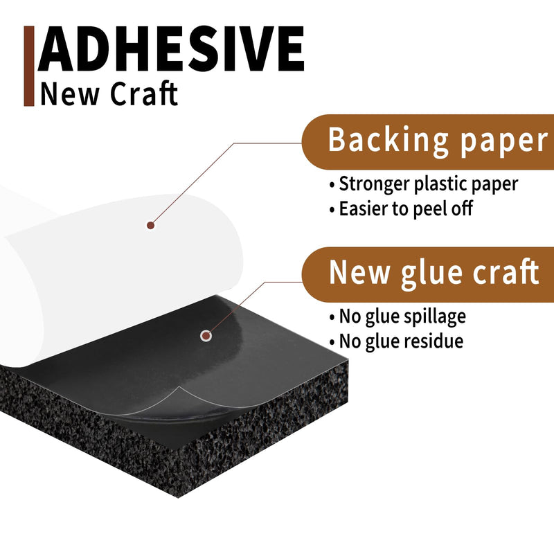 [Australia - AusPower] - Yotache Air Conditioner Window Foam Insulation Seal 1 X 1 Inch, High Resilience Foam Weather Stripping Door Seal Tape, 6.5 Ft x 2Pcs 1" W x 1" T 