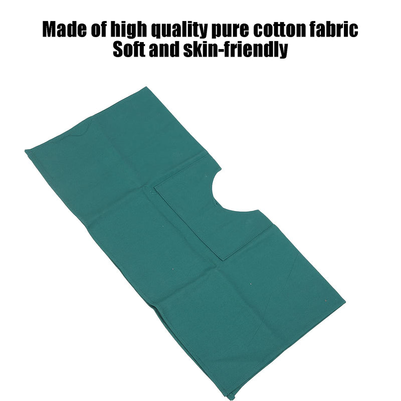 [Australia - AusPower] - Cotton Drapes with Hole Accessory, Soft Skin Friendly Foldable Drape Sheet for Professional Use Strong Liquid Absorption Capacity 