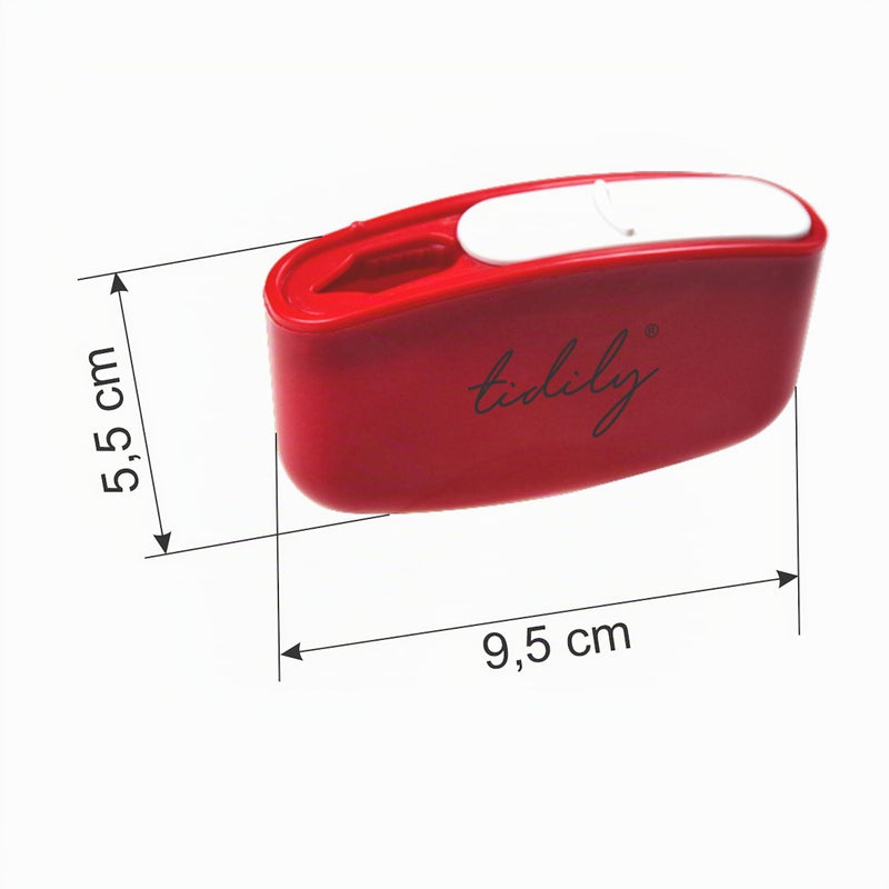 Romed Milia Lancet, Disposable Lancet, Sterile Blood Lancet Made of Stainless Steel and tidily Disposal Container, Red, Pack of 200
