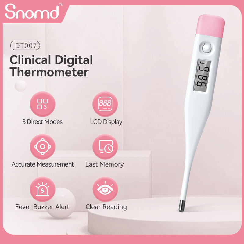 [Australia - AusPower] - [Value Bundle] Snomd Digital Thermometer JXB-301 & Snomd Digital Thermometer for Adults and Kids DT007 