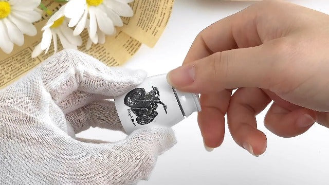 SOITIS Mini Urns Stainless Steel Decorative Cremation Keepsake for Ashes 1.57 Small Urns Memorial Ashes Urn with Black Motorcycle - Riding in Heaven A-Motorcycle