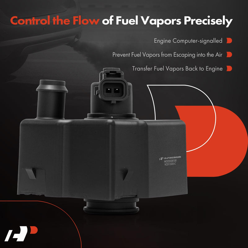 [Australia - AusPower] - A-Premium Vapor Canister Vent Solenoid Valve Compatible with Ford Explorer 2011-2019, Escape 2013-2018, Fusion, Taurus, Fiesta, Flex, Police Interceptor Sedan Utility, Special Service Police Sedan 