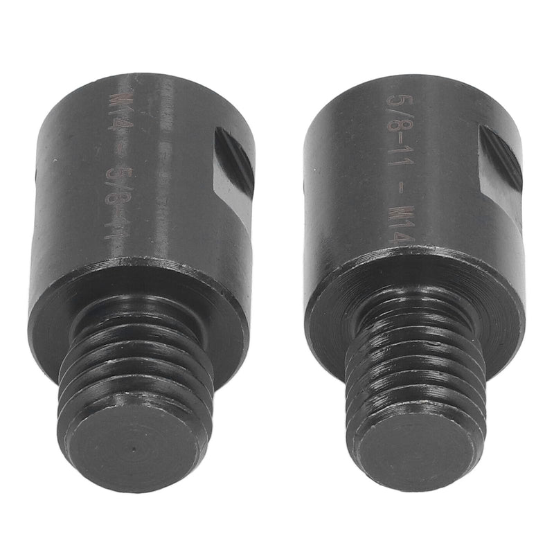[Australia - AusPower] - 2pcs Angle Grinder Attachments M14 Female to 5/8" 11 Male, 5/8" 11 Female to M14 Male Angle Drill Adapter 