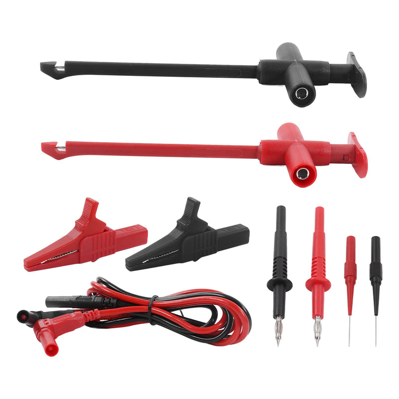 [Australia - AusPower] - Jeanoko Digital Multi Meter Clamp Tester, Clip Fast Measurement Response JT8001-1 Multimeter Test Leads Kit 30VAC-60VDC for Automotive 