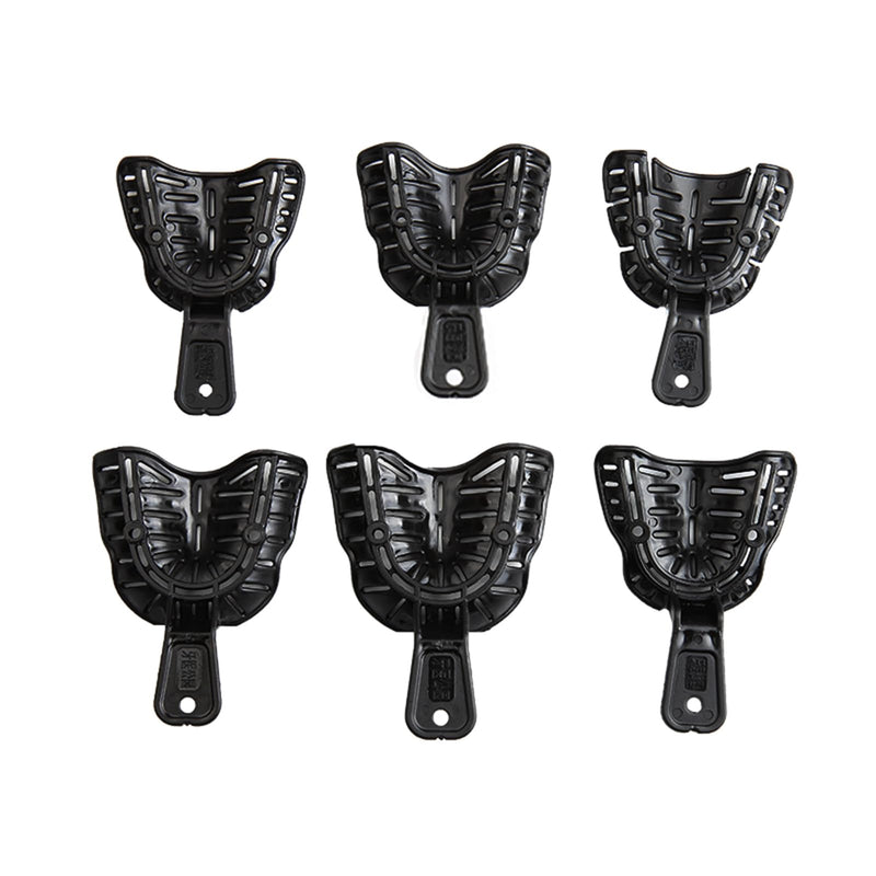 Dental Impression Tray, Plastic Perforated Dental Trays | Pack of 12 Heated Perforated Plastic Teeth Imprint Trays for Whitening Rails, Adults & Children
