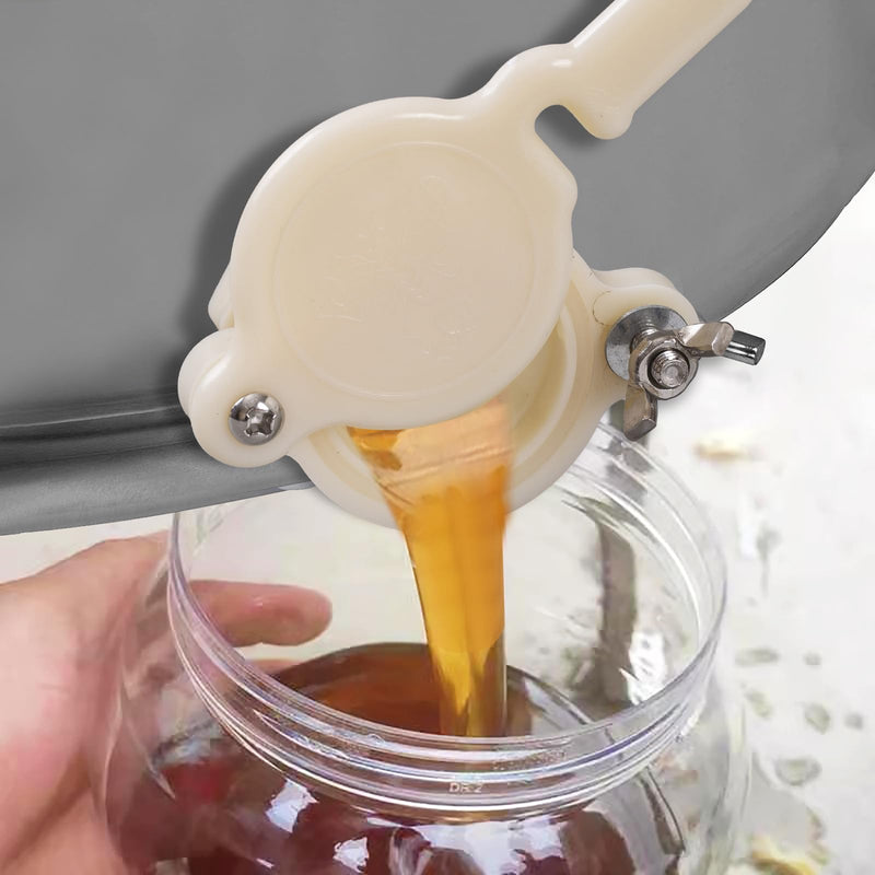 [Australia - AusPower] - 3/5 Pack Honey gate Valve for 5 Gallon Bucket bee hive gate valves for Honey Bucket Honey Extractor Tap Beekeeping Supplies 5PCS 