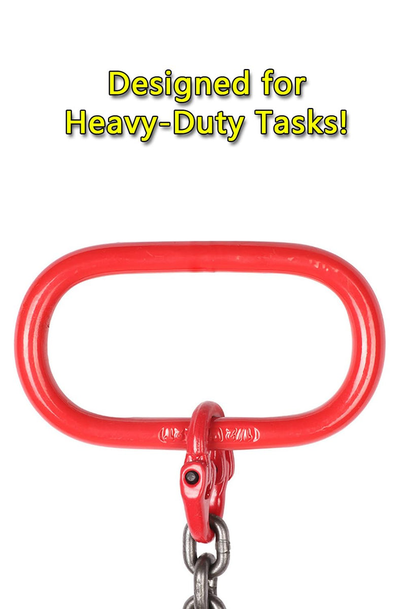 [Australia - AusPower] - Master Link 6610lbs 1 Pack Heavy Duty Master Link G80 Alloy Steel Heavy Duty Chain Lifting Ring for High-Intensity Operations and Rigging Applications【3.0T】 3.0T 