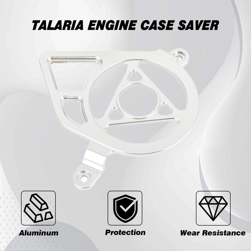 [Australia - AusPower] - CHANGCHENG Engine Case Saver Talaria Engine Cover Aluminum for Talaria Sting MX3 MX4 MX5 Electric Dirt Bike Silver 
