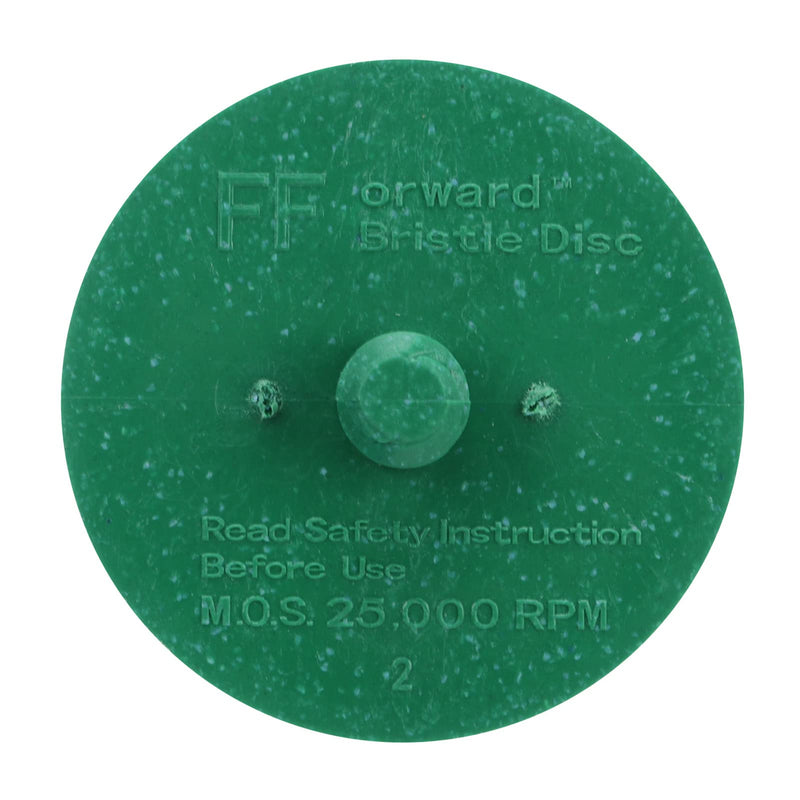 [Australia - AusPower] - 2 Inch Bristle Disc Grit Abrasive Bristle Shank Attachme Sanding Bristle Brush Rubber Disc Buffing Polishing Disc Rust Removal for Removing Burr Grate Surfaces 