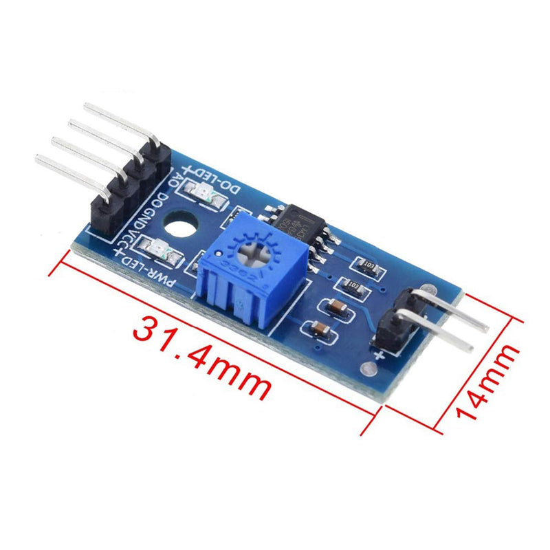 [Australia - AusPower] - 20 Pieces of LM393 3.3V-5V Soil Moisture Detection Sensor, Soil Humidity Sensor,Soil Hygrometer for Arduino Automatic Watering Systems,Robots, and Smart Cars 