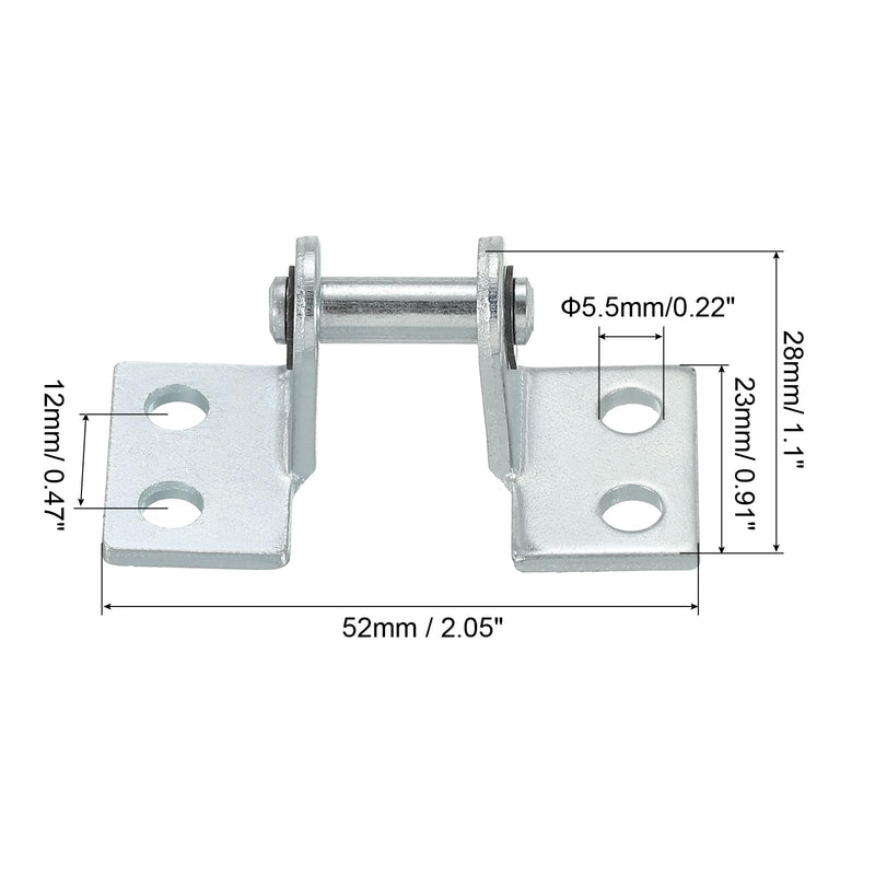 [Australia - AusPower] - PATIKIL Industrial Pneumatic Cylinder Mounting Bracket, 6 Pack Silver Metal Universal Mount for 16mm Cylinder Dia. 