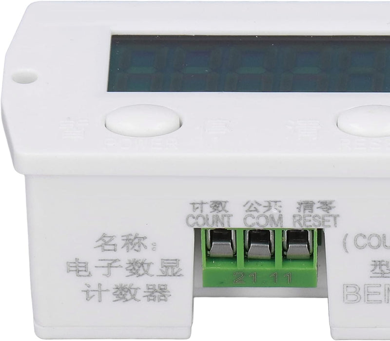 [Australia - AusPower] - 0-99999 Counter, Punch Digital Electronic Counter LCD Mesh Counter with Magnetic Induction Switch, for Industrial Punching Machine, Machine Tools and Assembly Lines 