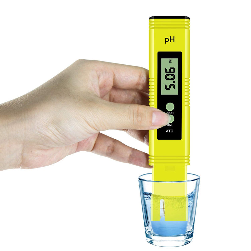 [Australia - AusPower] - iPower LGTESTWATERPHV1 Digital pH Meter, 0.01 High Accuracy, Water Quality Tester for Household Drinking Water, Swimming Pools, Aquariums PH&TDS&EC 