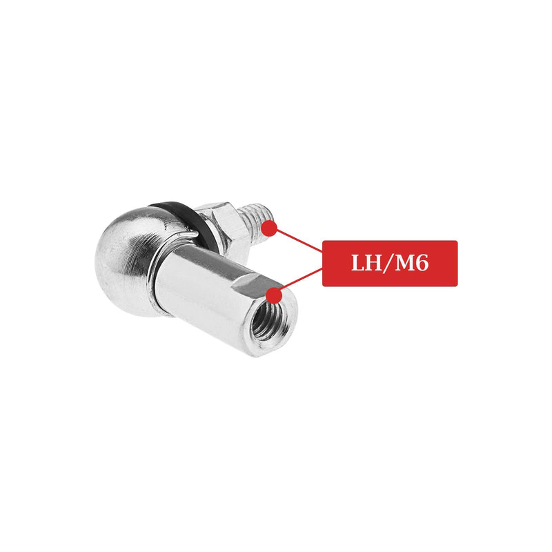 [Australia - AusPower] - Micro Traders 4Pcs Angle Linkage Ball Joint Kit, with Spring Clip Dust Seal CS DIN 71802 Gear Linkage Replacements M6 (RH) 