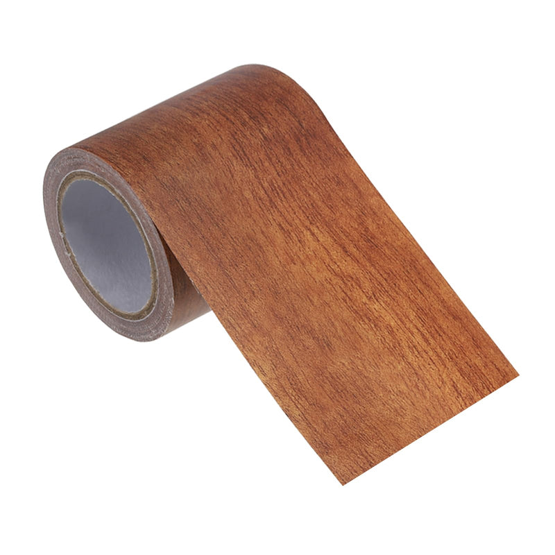 PATIKIL Wood Grain Repair Tape 2.2" x15ft, Self Adhesive Realistic Textured Repair Tape Patch for Floor Door Table Cabinets Desk,Mahogany 2.2"x15ft Mahogany
