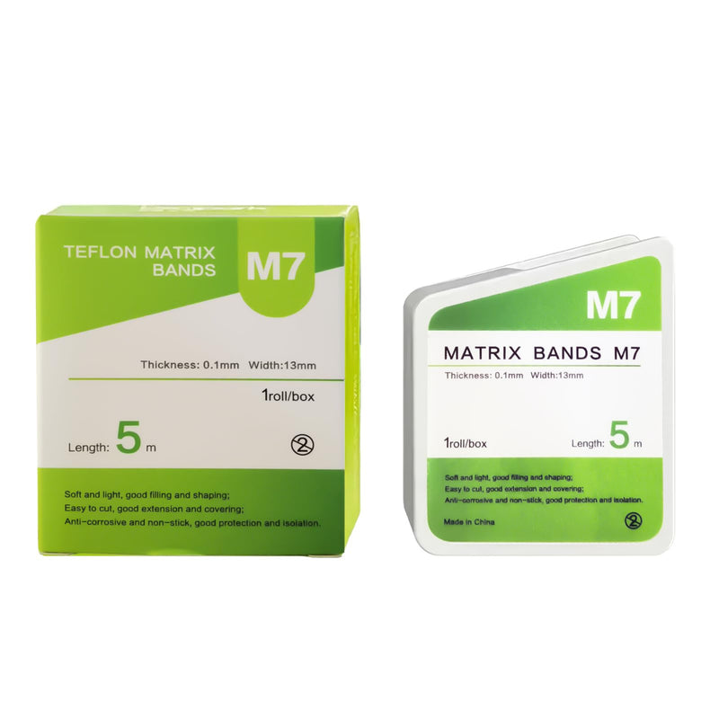 [Australia - AusPower] - Dental Teflon Matrix Bands White Roll Type Sectional Contoured Matrix Band for Plug Matrices Dentistry Oral Material 