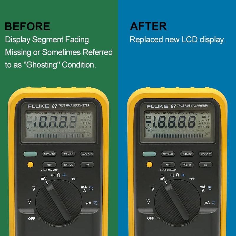 [Australia - AusPower] - Display Replacement for FLUKE 87 87- LLL Kent-Moore J-39200 Digital Multimeter 