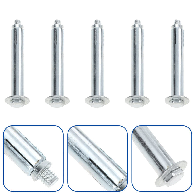 [Australia - AusPower] - VILLCASE Speeds Bumps Screws, Ground Screws Stainless Steel Bolts Expansion Screw Bolts Fastener Bolt Spikes Anchors for Asphalt Speeds Bumps Expansion Screws Feet 10pcs 