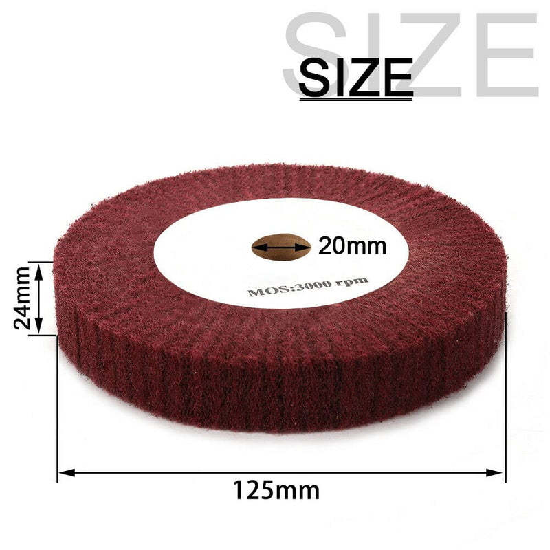 [Australia - AusPower] - ZYWUOY Non-woven Sanding Disc, Nylon Fiber, Polishing Disc, Non-woven Abrasive, Grit 320 