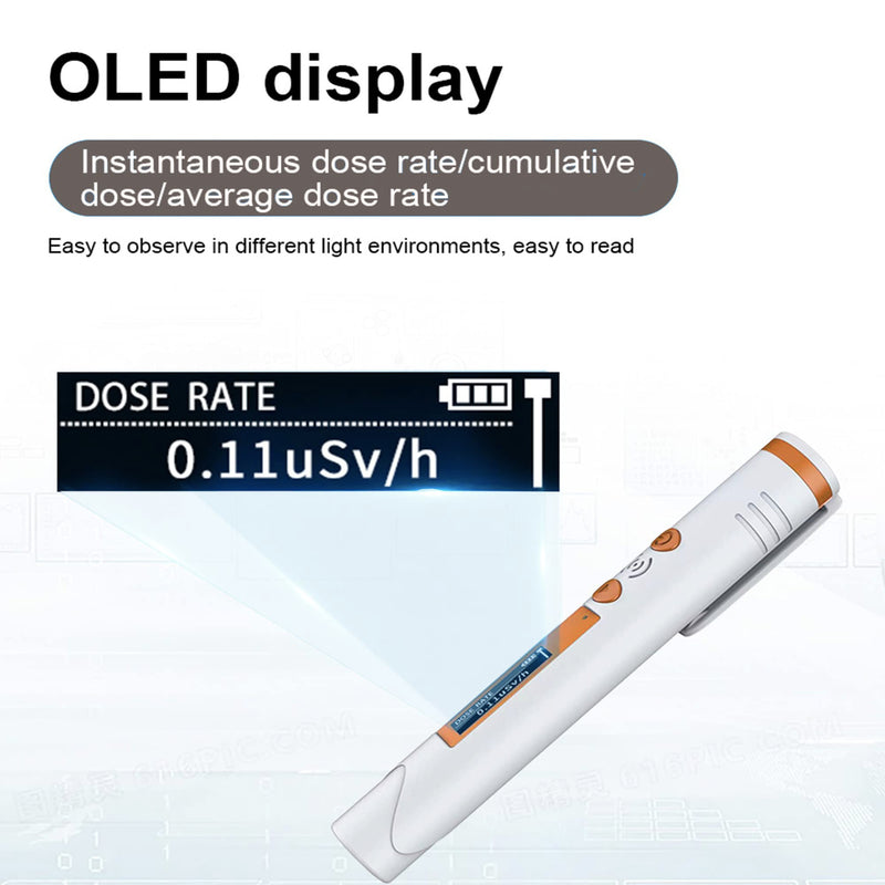 [Australia - AusPower] - Geiger Counter, Personal Radiation Detector Nuclear Dosimeter Emf Radiation Meter Nukalert Micro Beta Gamma X Ray Radiation Monitor GM Tube Device Meter for Home Thyrosafe Uranium Survival Gear 