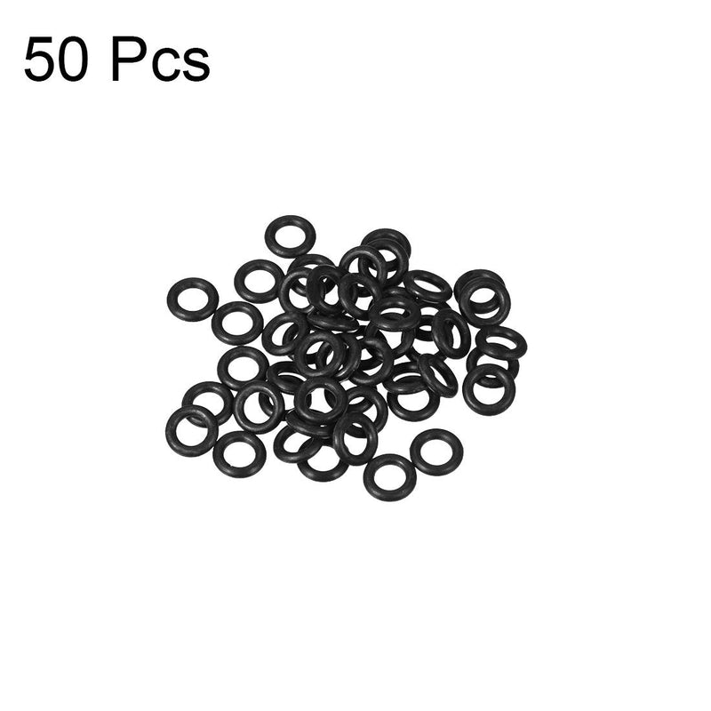 [Australia - AusPower] - uxcell Nitrile Rubber O-Rings 10mm OD 5.6mm ID 2.2mm Width, Metric Sealing Gasket for Automotive Machine Plumbing, Pack of 50 5.6x10x2.2mm 