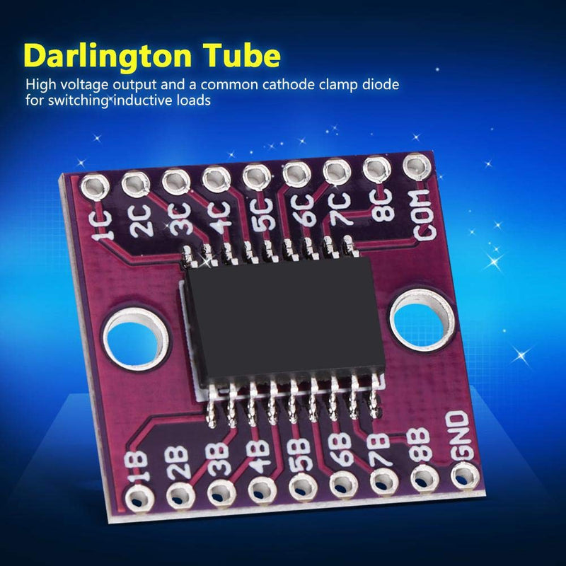 [Australia - AusPower] - 2Pcs ULN2803A Module Tube High Current High Voltage Driver Electric Component 
