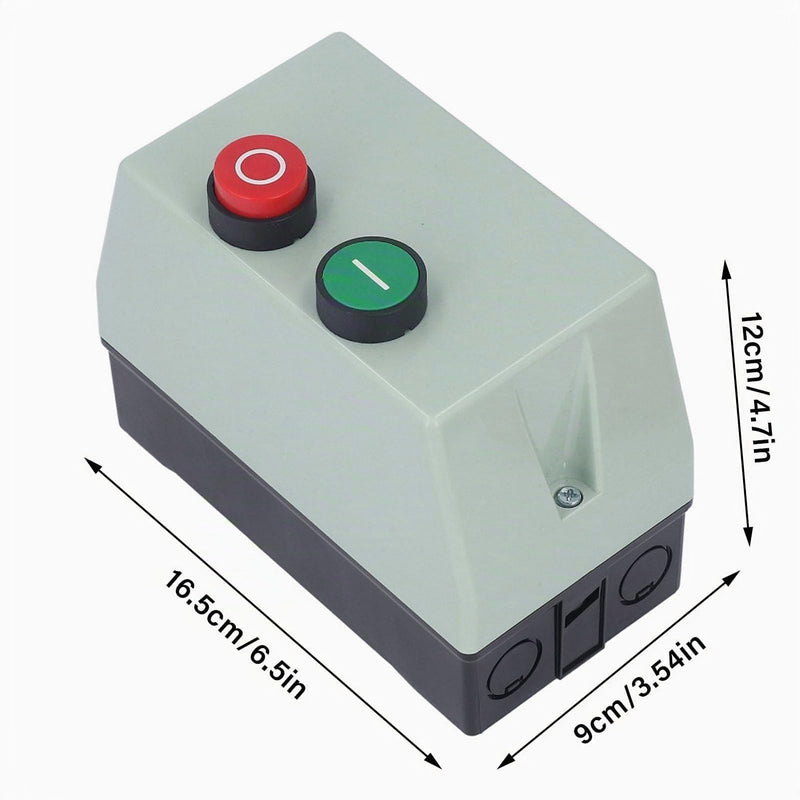 Magnetic Electric Motor Starter IP55 Waterproof Motor Protection Magnetic Switch Box Single Phase 220-230V 3 Phase 380-400V Motor Circuit Breaker