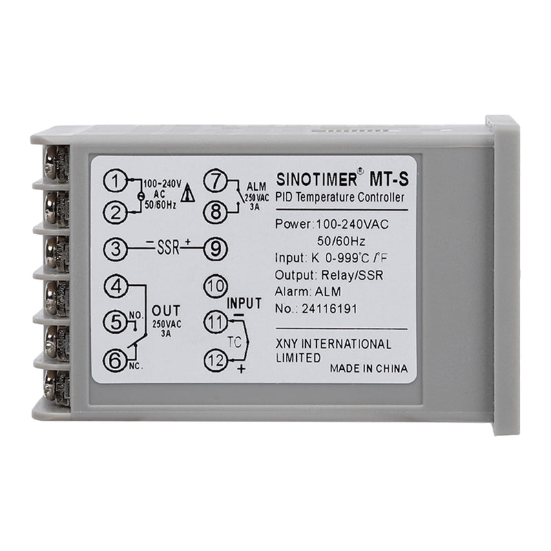 [Australia - AusPower] - PID Temperature Controller Kit, AC 100 to 240V, Comes with SSR 25DA Solid State Relay, K Type Screw Thermocouple, and Heat Sink 