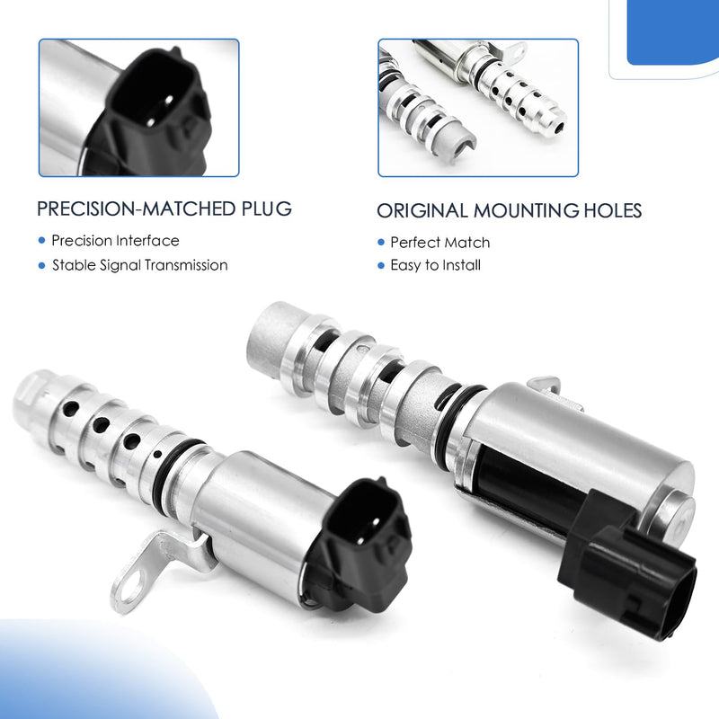 Engine Variable Valve Timing Vvt Solenoid Camshaft Position Actuator L4 1.8L 1.6L 2.0L Compatible with Nissan Cube March Nv200 Sentra Tiida Versa Note 07 08 09 10 11 12 13 14 15 16 17 18 19 20 21 22
