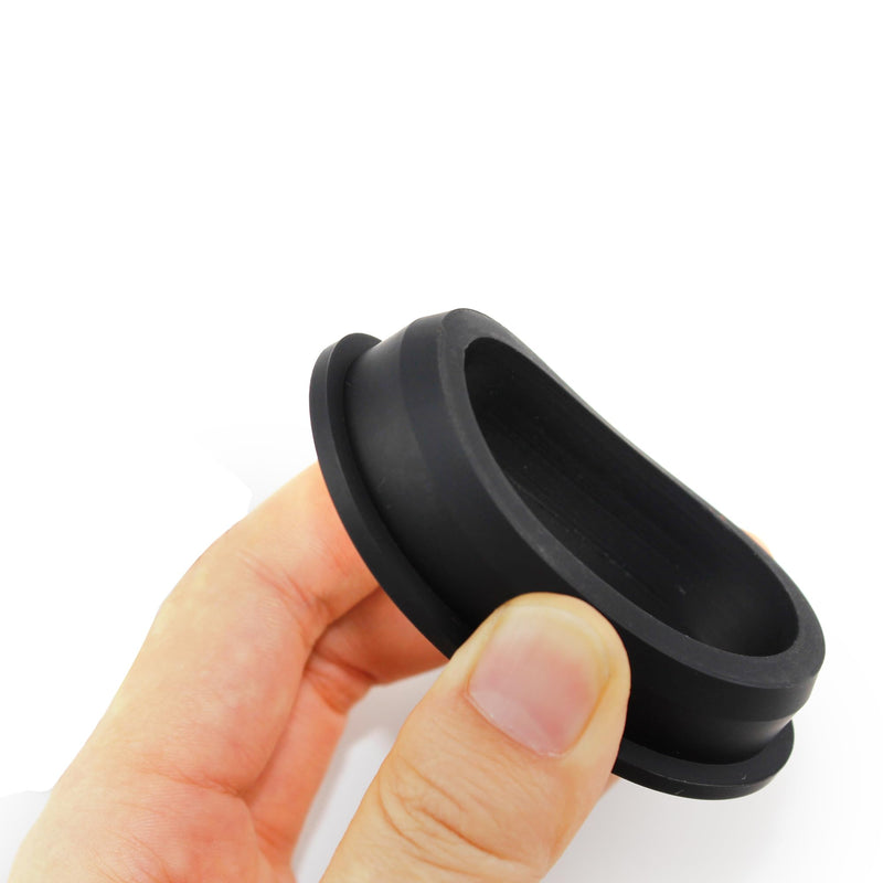 [Australia - AusPower] - 7/8" Drill Hole, 1/2" ID Silicone Rubber Grommets for Wiring, Automotive, Firewall Hole Plug, Top Hat Grommets for 5/8" OD Rubber or Vinyl Tubing in Hydroponic and Irrigation Systems, 10 Pack 1/2"ID, 7/8"DH 