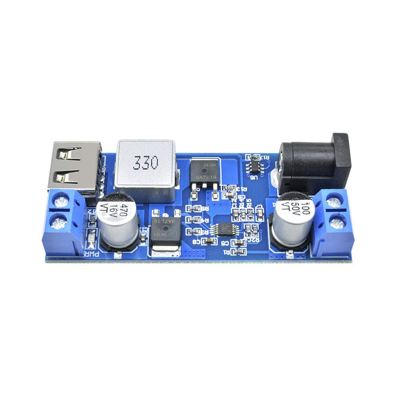 Heemol Buck Converter 24V/12V to 5V 5A DC-DC Step Module Down Power Supply Converter Board 1 piece
