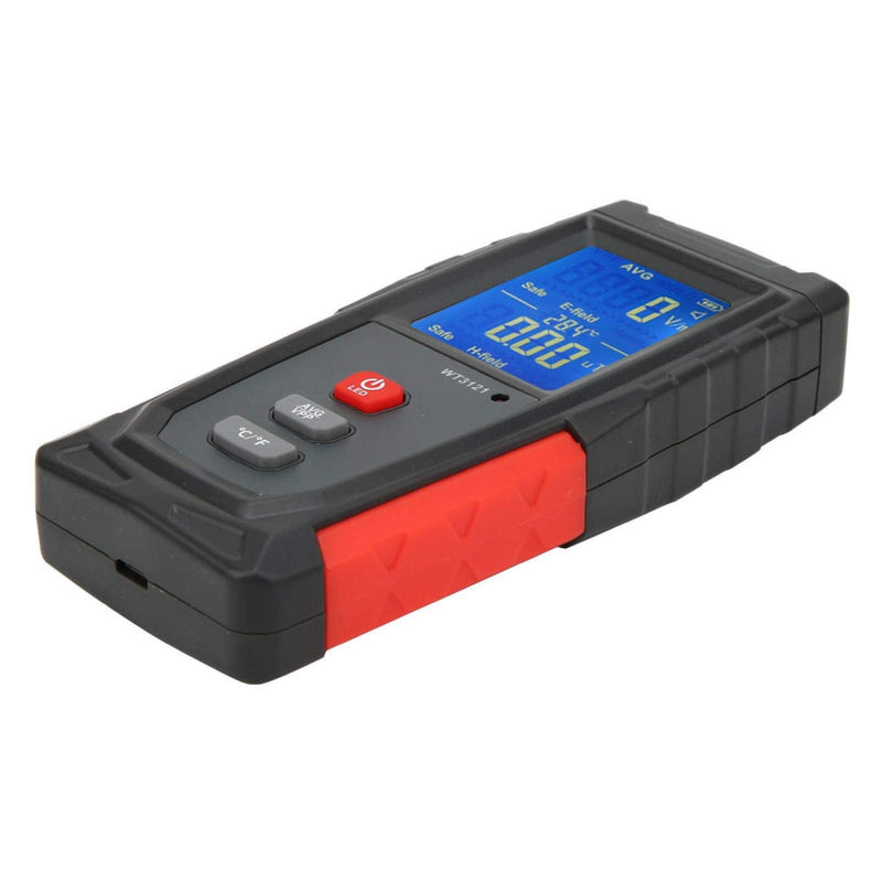 [Australia - AusPower] - Summer Enjoyment Electromagnetic Field Tester, Mini Digital LCD Household Phone Computer Electromagnetic Field Radiation Detector EMF Detector Dosimeter Tester Meter 