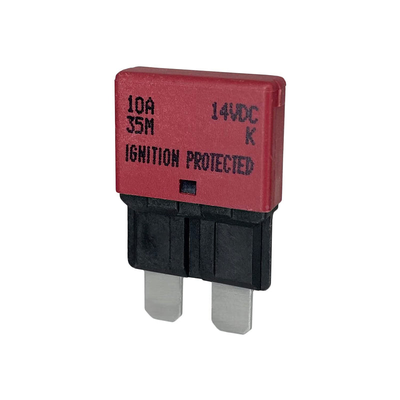 Auto Reset ATC/ATO 10 Amp Circuit Breaker Fuse for Automotive Marine RV Car Truck Audio Battery Protection Automatic Reset | Low Profile (10A, 10 Pack) ATC/ATO Auto 10A ATC-AR-x