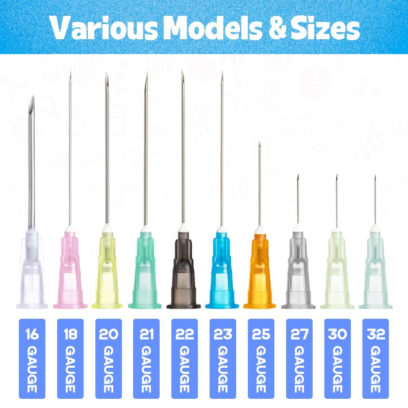 [Australia - AusPower] - 32 Gauge 1/2 Inch Needle, Industrial Syringe Dispensing Accessories, Individually Packaged 32Ga 1/2 inch/13mm 
