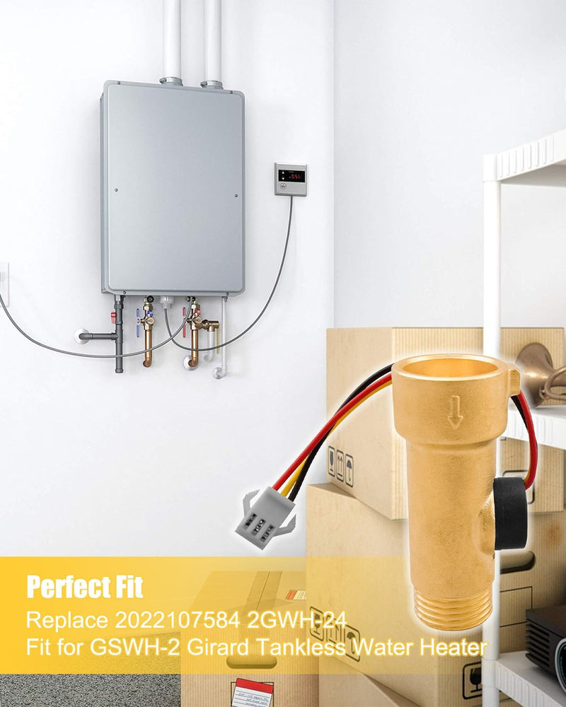 [Australia - AusPower] - Tankless Water Heater Water Flow Sensor Fit for Girard GSWH-2 Replaces 2022107584 2GWH-24 